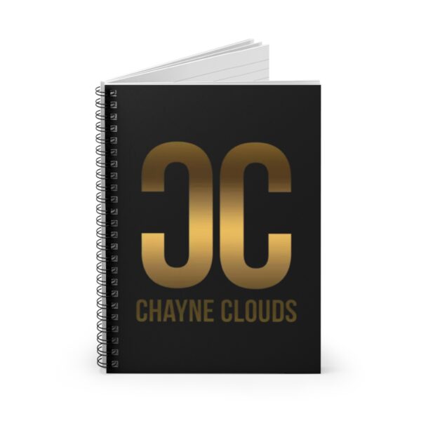 Chayne Clouds Logo Spiral Notebook - Ruled Line - Image 2
