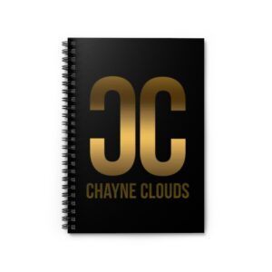 Chayne Clouds Logo Spiral Notebook - Ruled Line