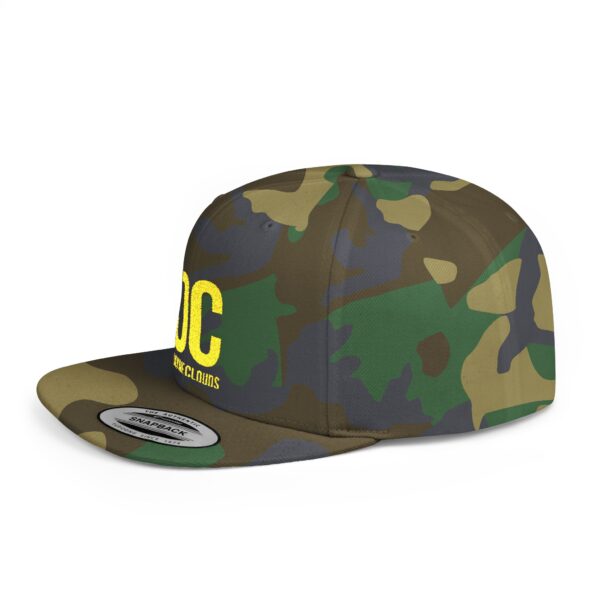Chayne Clouds Flat Bill Snapback Hat - Image 6