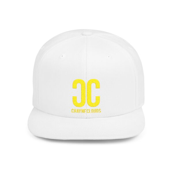 Chayne Clouds Flat Bill Snapback Hat